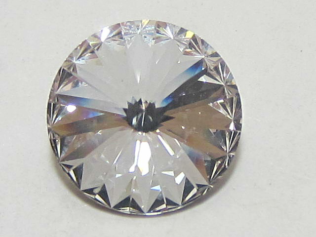 16mm CRYSTAL 6pcs. RIVOLI POINTED BACK STAR BRIGHT Rhinestones